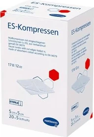 Hartmann ES-Kompressen steril 12-fach, 5 x 5cm, 20 Stück