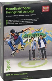 Bort Medical ManuBasic Sport Handgelenkbandage links Größe L, 1 Stück