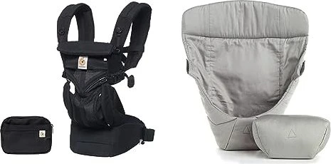 Ergobaby Carrier Omni 360 Cool Air Mesh Babytrage onyx black
