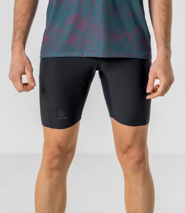 Löffler Short Tights IR Laufhose kurz schwarz (Herren)