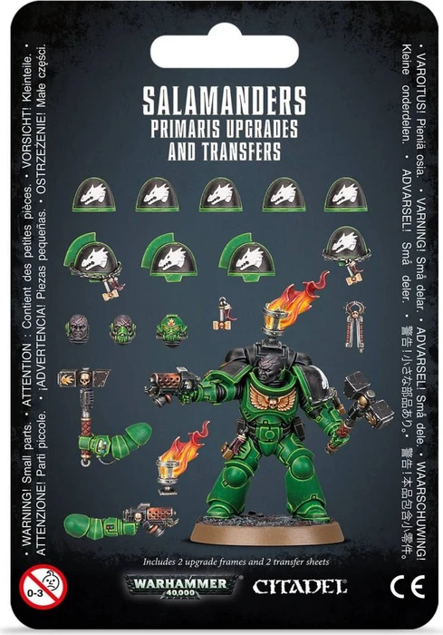 Games Workshop Warhammer 40.000 - Upgrades und Abziehbilderbögen: Salamanders Primaris