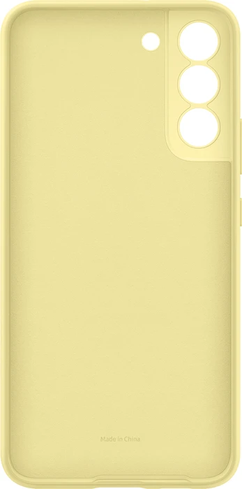 Samsung Silicone Cover für Galaxy S22+ Butter Yellow
