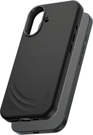 PanzerGlass Care Feature Flow Case Black w. MagSafe für Apple iPhone 17