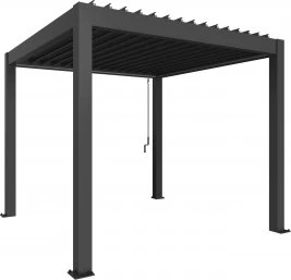 Biohort Pergola 3.5x3 dunkelgrau-metallic/dunkelgrau-metallic