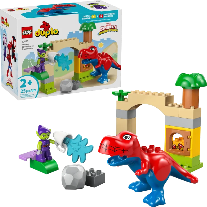 LEGO DUPLO - Dinosaur Spidey-Rex vs. Green Goblin