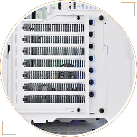 Thermaltake View 300 MX Snow Edition, weiß, Glasfenster