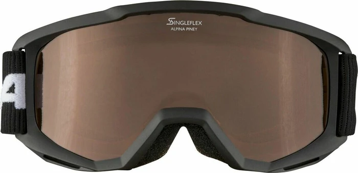 Alpina Piney black matt/singleflex hicon (Junior)
