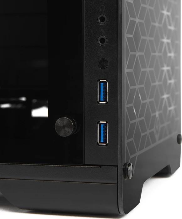 MetallicGear / MagniumGear Neo G Mini schwarz, Glasfenster, Mini-ITX