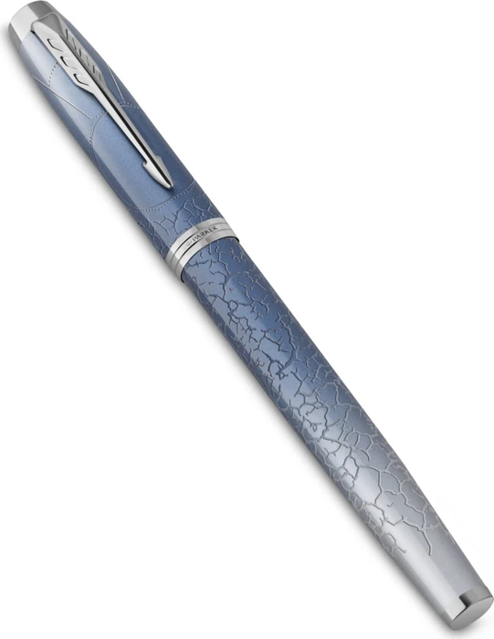 Parker IM Special Edition The Last Frontier Polar grey lacquer/chrome trim, rechte Hand, fein, Geschenkbox