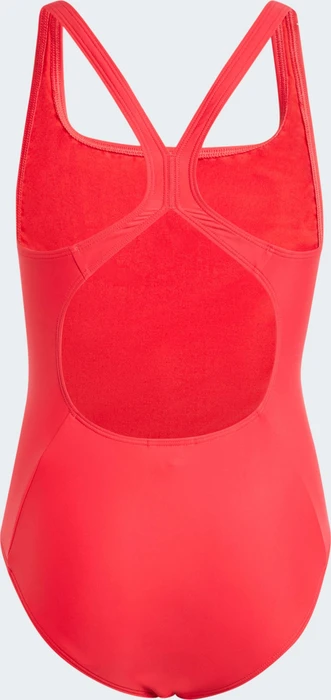 adidas 3-Streifen C-Back Badeanzug pure ruby/white (Junior)