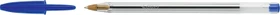BIC Cristal Original medium Kugelschreiber blau/transparent