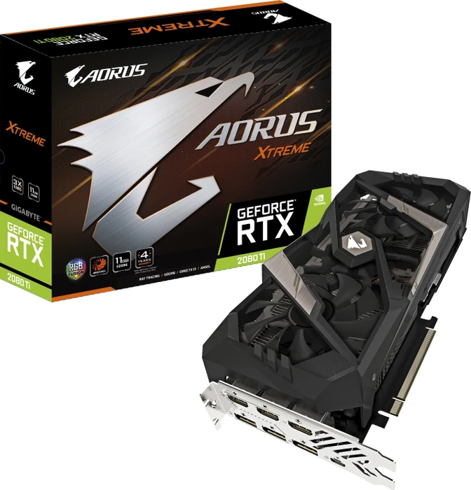 GIGABYTE AORUS GeForce RTX 2080 Ti Xtreme 11G, 11GB GDDR6, 3x HDMI, USB-C, 3x DP