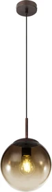 Globo Varus Hängeleuchte 20cm 1-flammig amber/braun