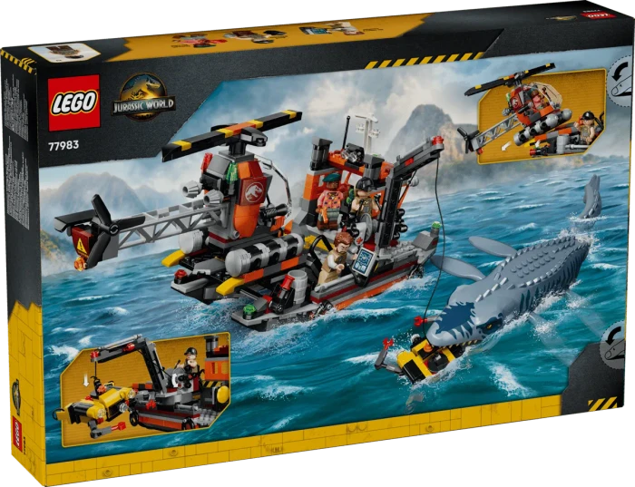 LEGO Jurassic World - Mosasaurier-Angriff auf das Boot