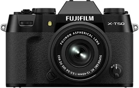 Fujifilm X-T50 schwarz mit Objektiv Fujinon XC 15-45mm 3.5-5.6 OIS PZ