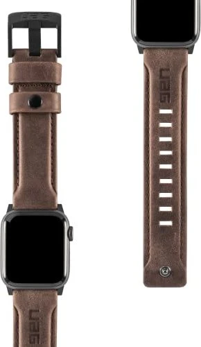 UAG Leather Watch Strap für Apple Watch 38mm/40mm braun