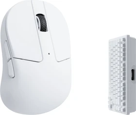 Keychron M4 4K Wireless Mouse weiß, USB/Bluetooth