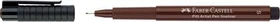 Faber-Castell PITT artist pen Fineliner S sepia dunkel