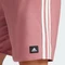adidas 3-Streifen CLX Badeshorts preloved crimson/white (Herren) Vorschaubild