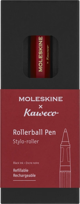 Moleskine x Kaweco 0.7mm Gelroller (Mine) rot, Etui
