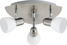 Eglo Enea Spot 3-flammig nickel matt