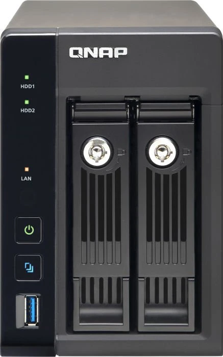 QNAP Turbo Station TS-253 Pro, 2GB RAM, 2x RJ-45 1000Base-T, 3x USB-A 3.0