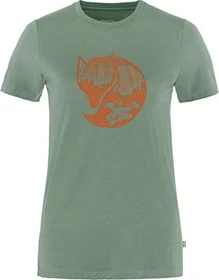 Fjällräven Abisko Wool Fox Funktionsshirt kurzarm chestnut/timber brown (Damen)
