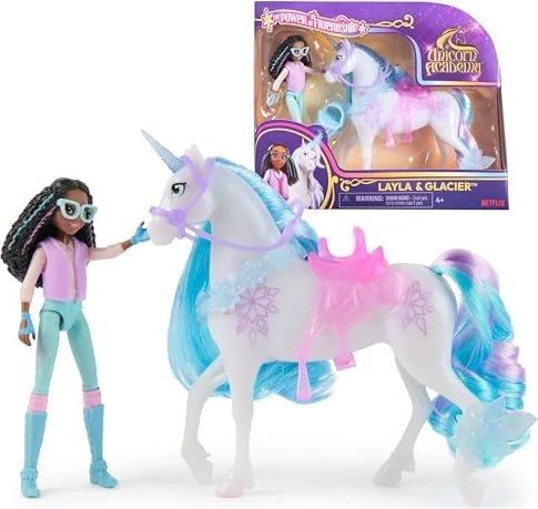 Spin Master Unicorn Academy - Layla und Einhorn Glacier