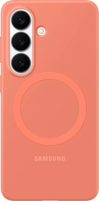 Samsung Silicone Magnet Case für Samsung Galaxy S26 coral red