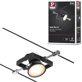Paulmann CorDuo Mac II Seilsystem Spot GU5.3 schwarz matt, 1 Stück