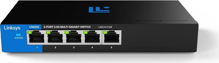 Linksys LN230 Desktop 2.5G Switch, 5x RJ-45