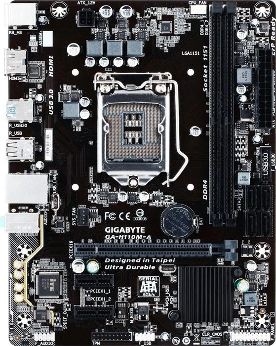 GIGABYTE GA-H110M-A (Intel 1151)
