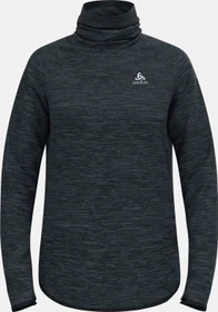 Odlo Run Easy Warm Laufshirt langarm black melange (Damen)