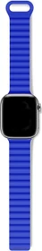 Decoded Silicone Traction Loop Band für Apple Watch 42mm galactic cobalt blue