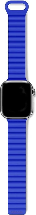Decoded Silicone Traction Loop Band für Apple Watch 42mm galactic cobalt blue