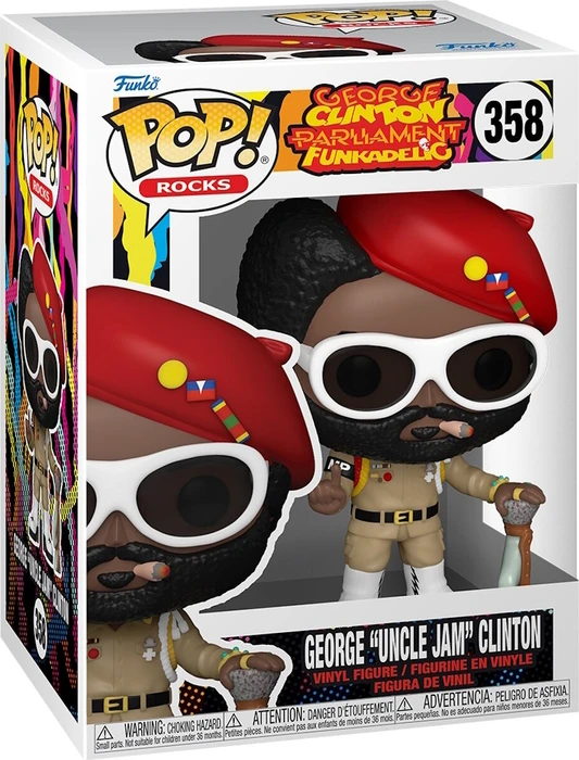 FunKo Pop! Rocks - George Clinton - George Uncle Jam Clinton