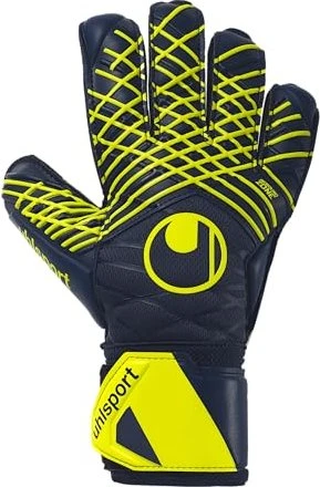 uhlsport Prediction Supersoft Torwarthandschuhe marine/white/fluo yellow