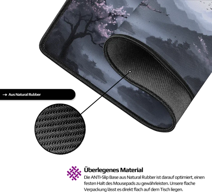 Nyfter Nyfpad 3XL Sakura V3 Premium Gaming Mousepad, 1200x600mm