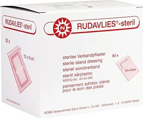 Nobamed Rudavlies steril, 6 x 10cm, 50 Stück