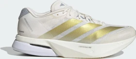 adidas Adizero Boston 13 chalk white/gold metallic/halo silver (Herren)