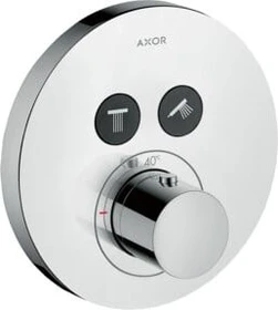 Hansgrohe Axor ShowerSelect rund Thermostat mit 2 Ventilen chrom