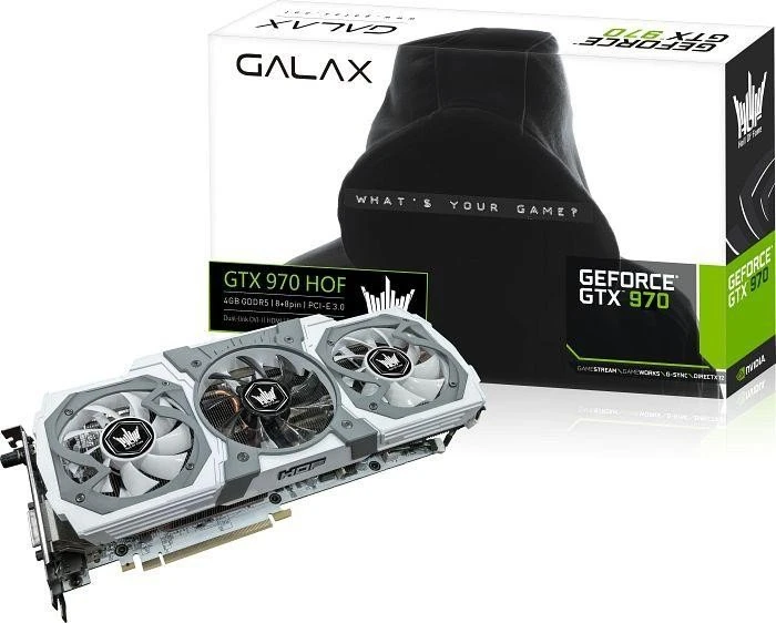 KFA2 GeForce GTX 970 Hall Of Fame, 4GB GDDR5, DVI, HDMI, 3x DP