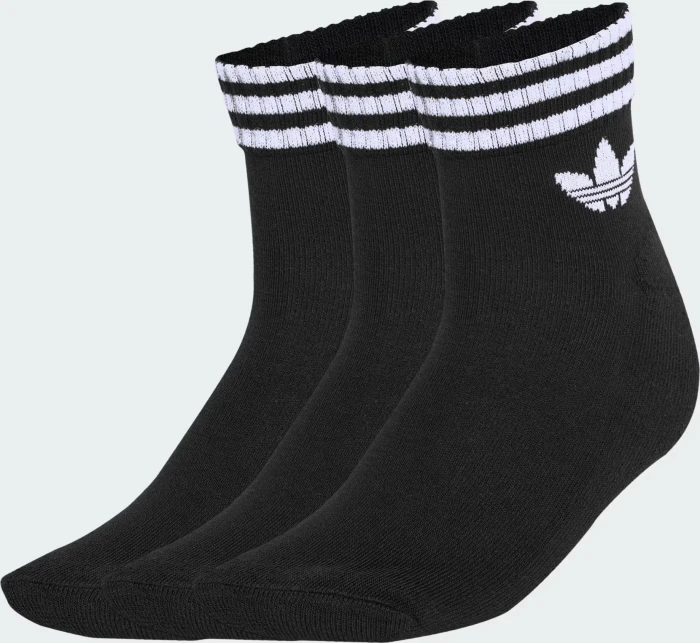 adidas 3-Streifen Ankle Socken schwarz, 3 Paare