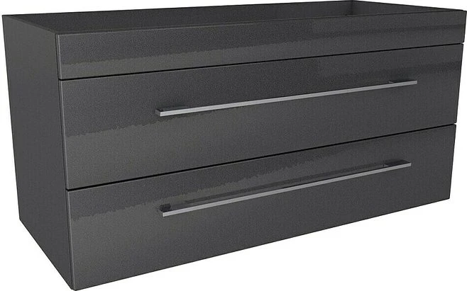 Lanzet K5 Waschtischunterschrank 117.9x50.3x57.5cm, grafit