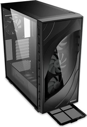 Sharkoon Rebel C80G RGB, schwarz, Glasfenster