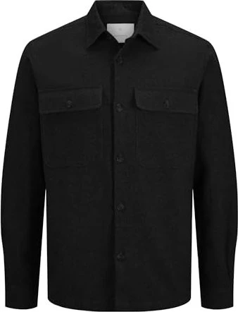 Jack & Jones Comfort Fit Hemd langarm black beauty (Herren)