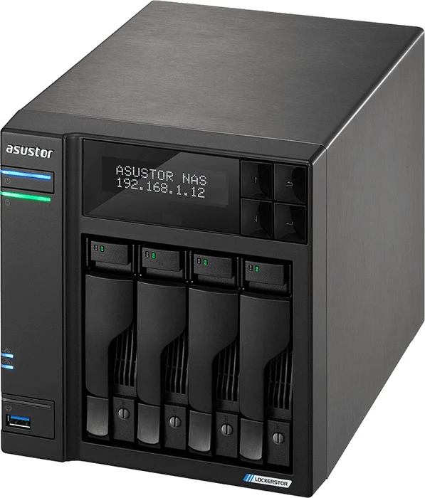 Asustor Lockerstor 4 AS6604T, 4GB RAM, 2x RJ-45 2.5GBase-T, 3x USB-A 3.0