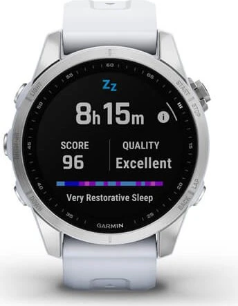Garmin Fenix 7S silver/whitestone