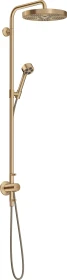 Hansgrohe Axor One Showerpipe mit Thermostat und Kopfbrause 280 1jet Unterputz brushed bronze