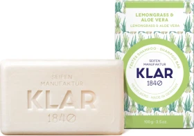 Klar Seifen Lemongrass & Aloe Vera festes Shampoo, 100g